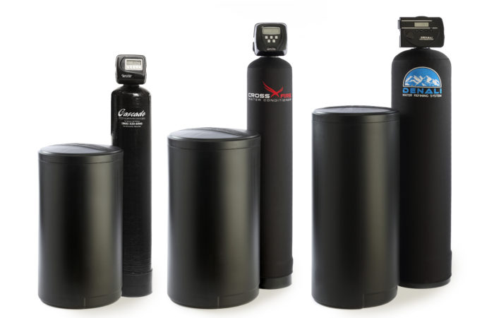 Cascade Products With Water Softening Agents